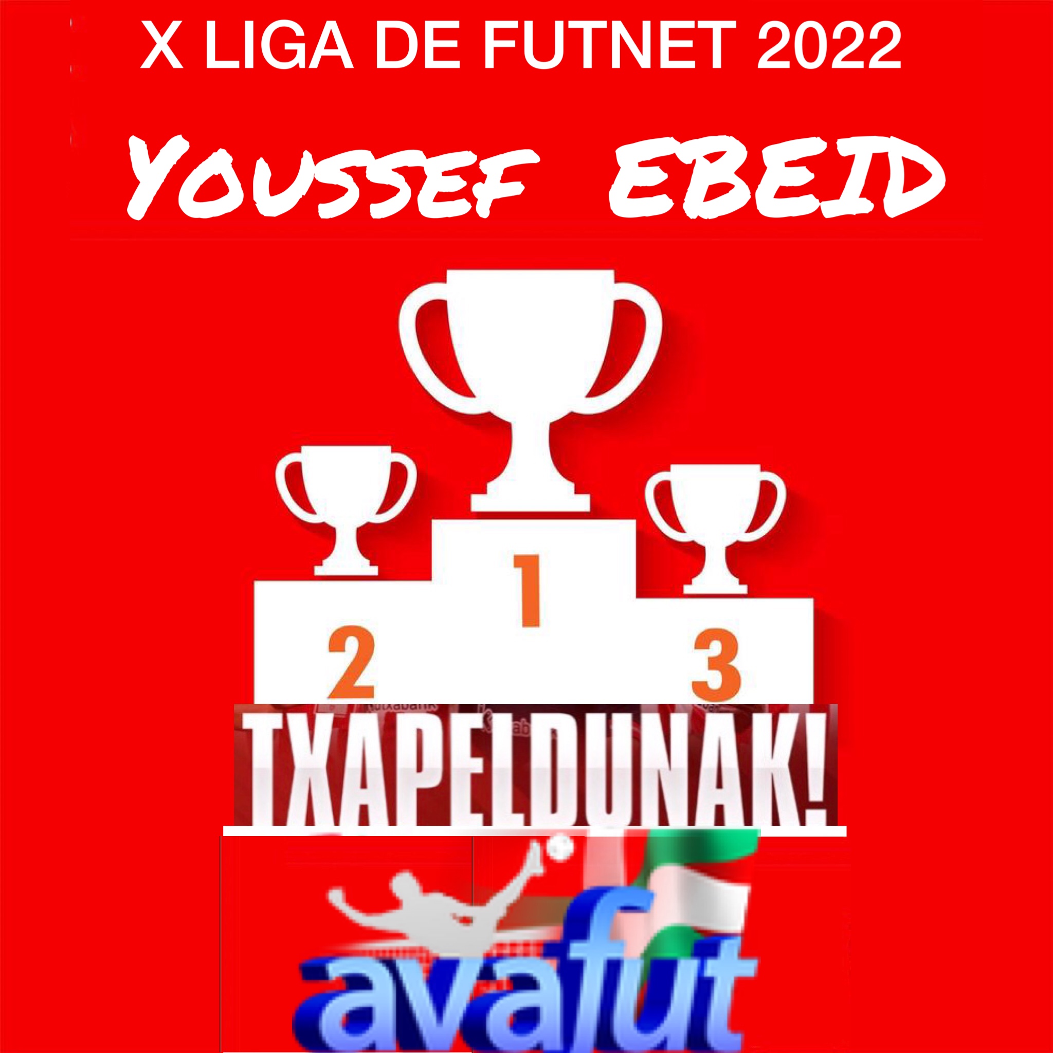 Youssef Ebeid, campeón de la Liga Mixta de Futnet.